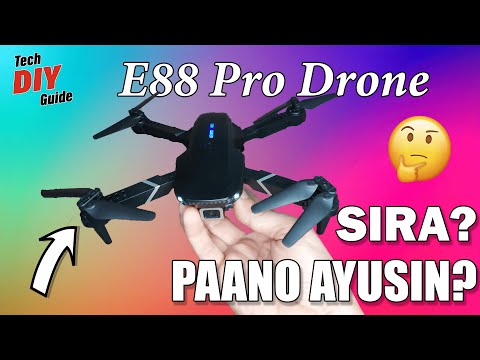HOW TO FIX BROKEN DRONE MOTOR | PAANO AYUSIN ANG MOTOR NG DRONE | E88 PRO.