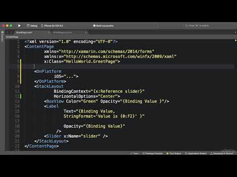 017 Property Element Syntax - Xamarin Forms Course