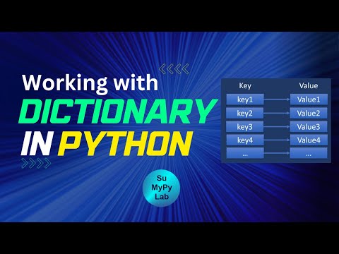 Dictionary in Python | Python Dictionary| Working with Python Dictionary| SuMyPyLab