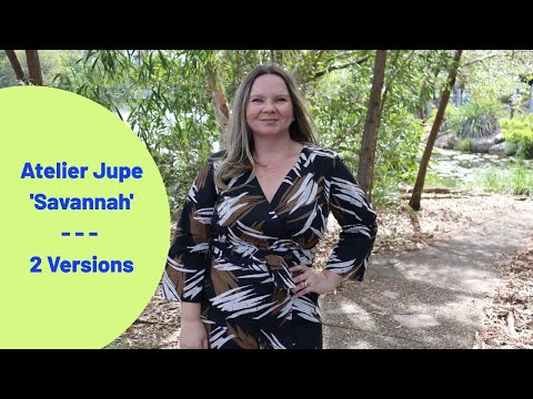 Atelier Jupe 'Savannah' Wrap Dress:  2 Versions