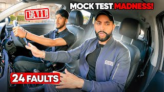 Dylan's First Mock Driving Test Ends in Disaster!