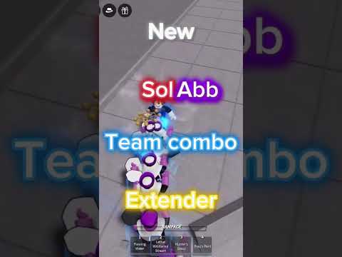 New SolAbb team combo extender @solar-bluelock 🗣️🗣️🔥🔥🔥 #roblox #tsb #saitamabattlegrounds #shorts
