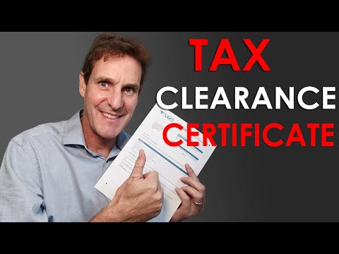 South African Tax Clearance Certificate from SARS simplified