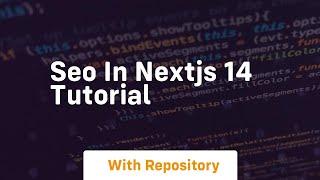 seo in nextjs 14 tutorial