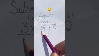 ✅ Basic Algebra 💯• #education #students #learnmaths #mathematics #maths #algebra #fractions #school
