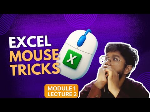 Excel for Beginners: Mouse Cursor Features | Excel Zero to Hero - Module 1 Ep 2