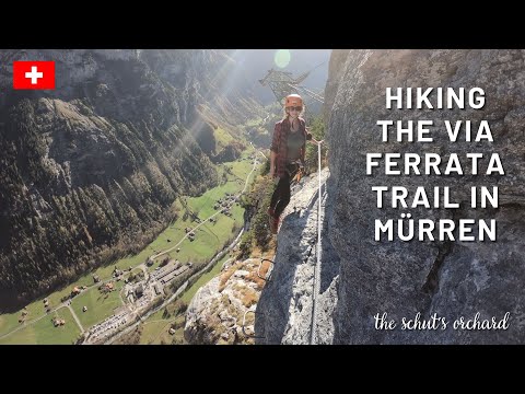 Via Ferrata in Mürren, Switzerland