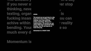 momentum is a CHEAT  CODE #shorts#life#success