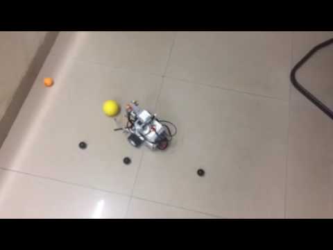 Robot searching for the correct ball