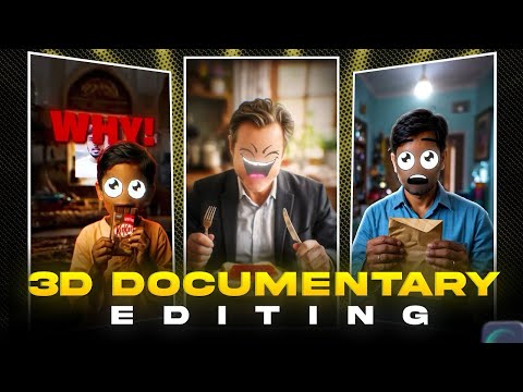 How to Edit 3D Documentary Videos on Mobile Like PC | Full Tutorial 2025
