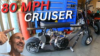 Turning the Rascal GT drag mini bike into a cruiser