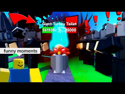 Roblox SHIELD Toilet Tower Defense Funny Moments #2  [🛡️EP 67 PART 4]