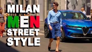 Men’s Summer Fashion 2025 | Milan Street Style Inspiration