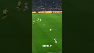 This Pass and Control Combo is a Dream. #FootballMagic #InsanePass #BallControl #SoccerSkills #fyp