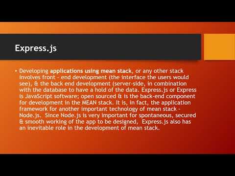 MEAN Stack in 2020:Best Framework for Web App Development