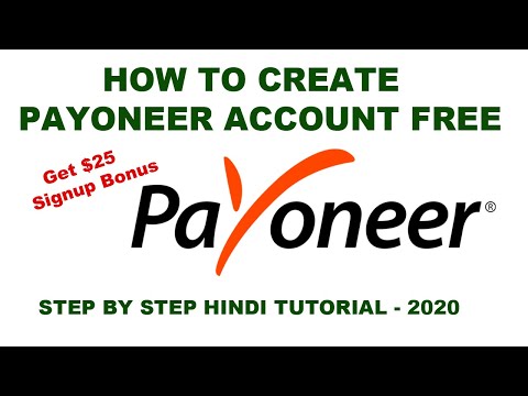 Payoneer account Kaise Banaye | How to Create & Verify Payoneer Account in India | Get $25 Bonus
