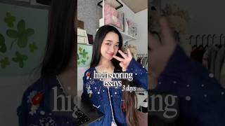 Hate essays?? How to WRITE TOP ESSAYS in 3 DAYS ✍🏻 #studytips #shorts #backtoschool #grammarly