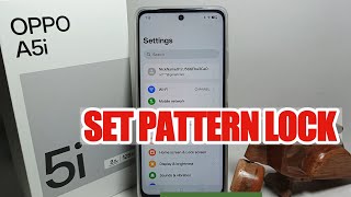 How To Set Pattern Lock On Oppo A5i