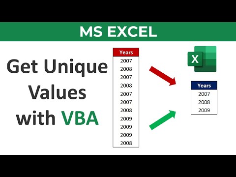 How to extract unique values in Excel with VBA | VBA Scripting Dictionary Tutorial  | Excel VBA