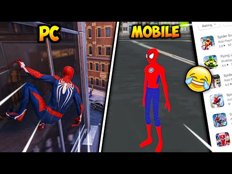 These SASTE SPIDERMAN games are better than original game 😂