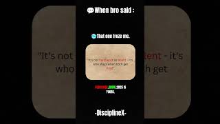 Bro that's cold🥶. #motivation #mindset #discipline #selfdevelopmentskills #mentality
