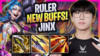 RULER TRIES JINX WITH NEW BUFFS! - GEN Ruler Plays Jinx ADC vs Kai'sa! | Season 2025