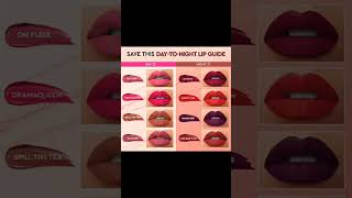Save this Day to Night lip Gudie#makeuptipsforbeginners #ytshorts