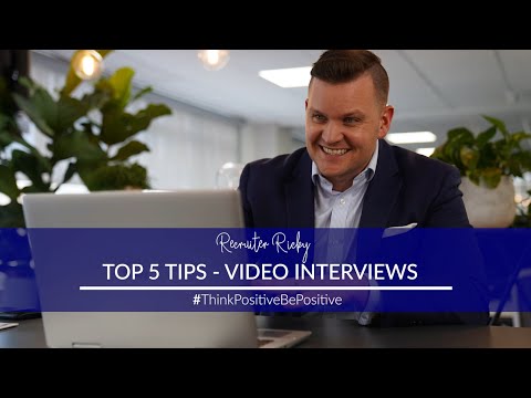 Top 5 Tips - Video Interview