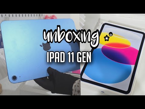 Ipad 11 Gen unboxing || pencil + accessories