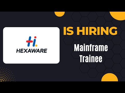 Hexaware Hiring Mainframe Trainee #itjobs #jobs #it #fresherhiring #jobs #itjobs #wfh #applyjobs