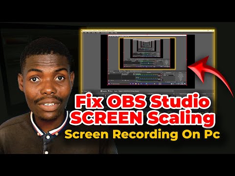FIXED!. ✔️ FIX OBS STUDIO SCREEN SCALING