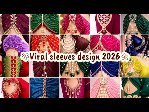 🎉 Trending Blouse sleeves design | baju ke design | aastin ki design | Sleeves design for blouse 
