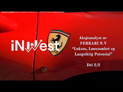 Ferrari-aksjen 🚗📈 – Er dette verdens mest luksuriøse investering? | Aksjeanalyse 2FE/RACE (DEL 2/2)