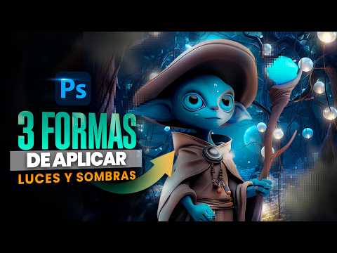 🧙🏽 3 Métodos para aplicar LUCES Y SOMBRAS en Photoshop