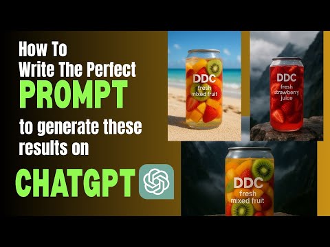 How to Write Perfect Prompts to Create Stunning Product Images with Free ChatGPT