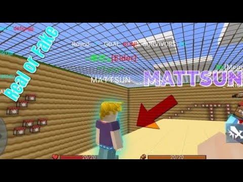 TNT tag Fake MATTSUN 😱 in Blockman Go