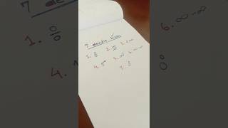 7 deadly signs #shorts #math #ytviralshorts #funnymath