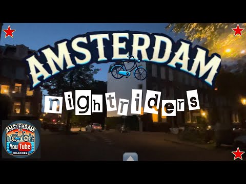 Amsterdam Bicycle Video 44 Explore Eveningride from Overtoom JP Heije Vondelpark Shot in 4K 08/10/24