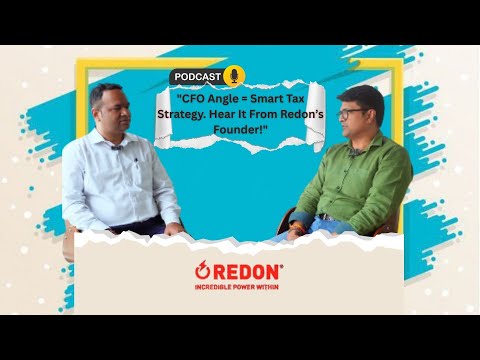 CFO Angle = Smart Tax Strategy  Hear It From Redon’s Director