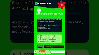 Python Quiz of the day - 0018 🔥 #pythonchallenge #pythonprogramming #pythonquestions #pythonquiz