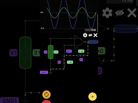 Non Inverting Amplifier Simulation