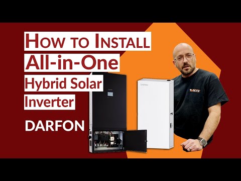Darfon All-in-One Hybrid Solar Inverter  Plug-and-Play design for Super-Fast Installation