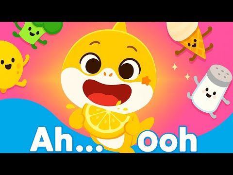 Baby Shark Taste Song | Learn Sweet Sour Salty Bitter for Kids | Kids Songs and Nursery Rhymes