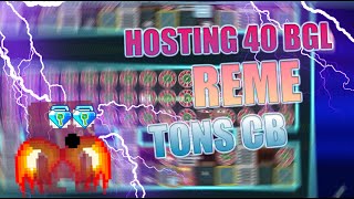 HOSTING 40 BGL REME 100 BGL COMEBACK (Growtopia Casino)