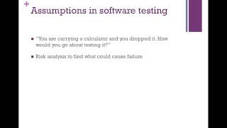 [5-min software testing tips-2] Assumptions