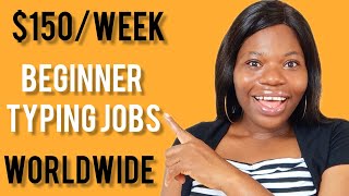 5 Websites always Hiring for Entry-level Typing Work from Home Jobs Worldwide