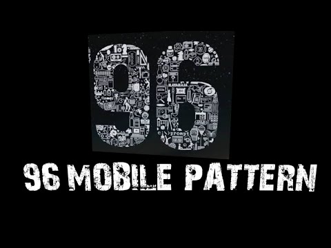 96 mobile lock pattern // #how to draw 96 mobile pattern easy #90strends #mobiles #stayhome #96movie