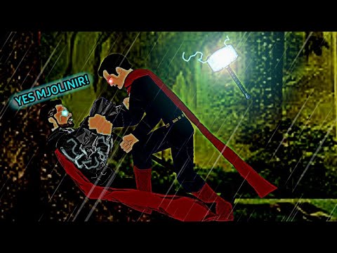 THOR VS SUPERMAN FULL FIGHT | Drawing Cartoons 2