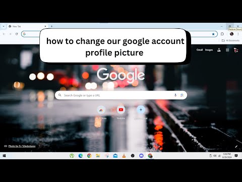 How  to  change  google  account  profile  picture  in  pc  or laptop  2023
