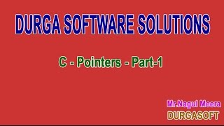 C Pointers Part 1